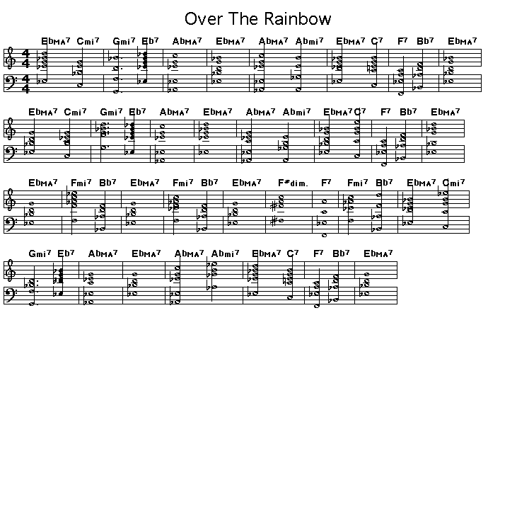 Over The Rainbow, p1: 