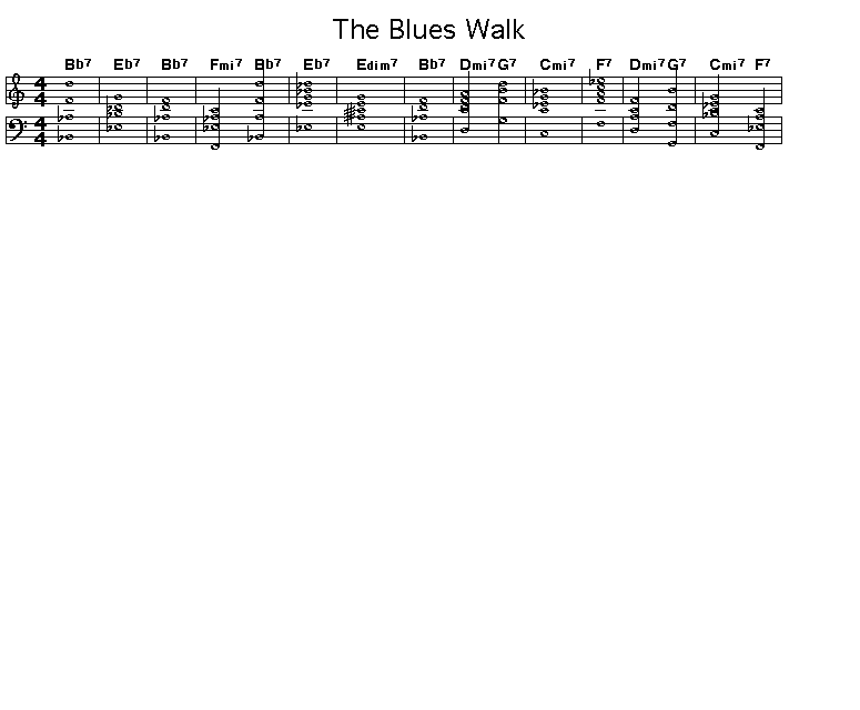 The Blues Walk, p1: 
